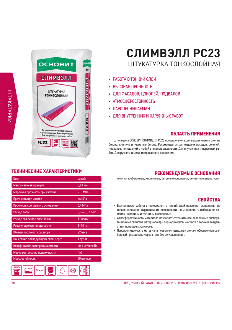 Инструкция Слимвэлл PC23