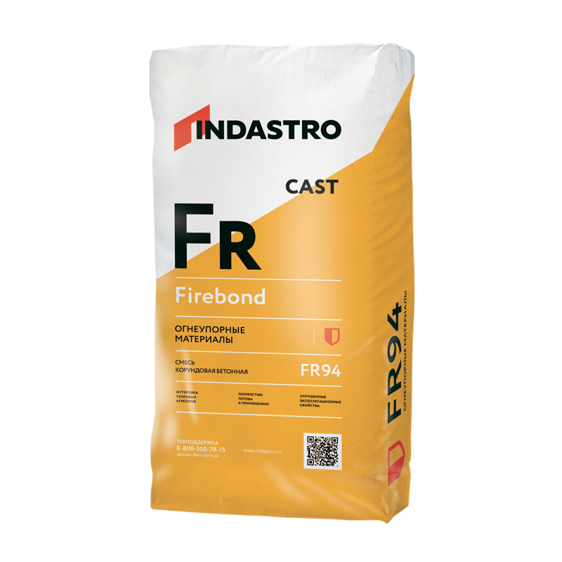 Смесь корундовая бетонная Indastro Firebond Cast FR94