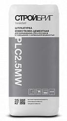 ТАНИЛИТ PLC 2.5 MW штукатурка известково-цементная для выравнивания стен при реставрационных и отделочных работах
