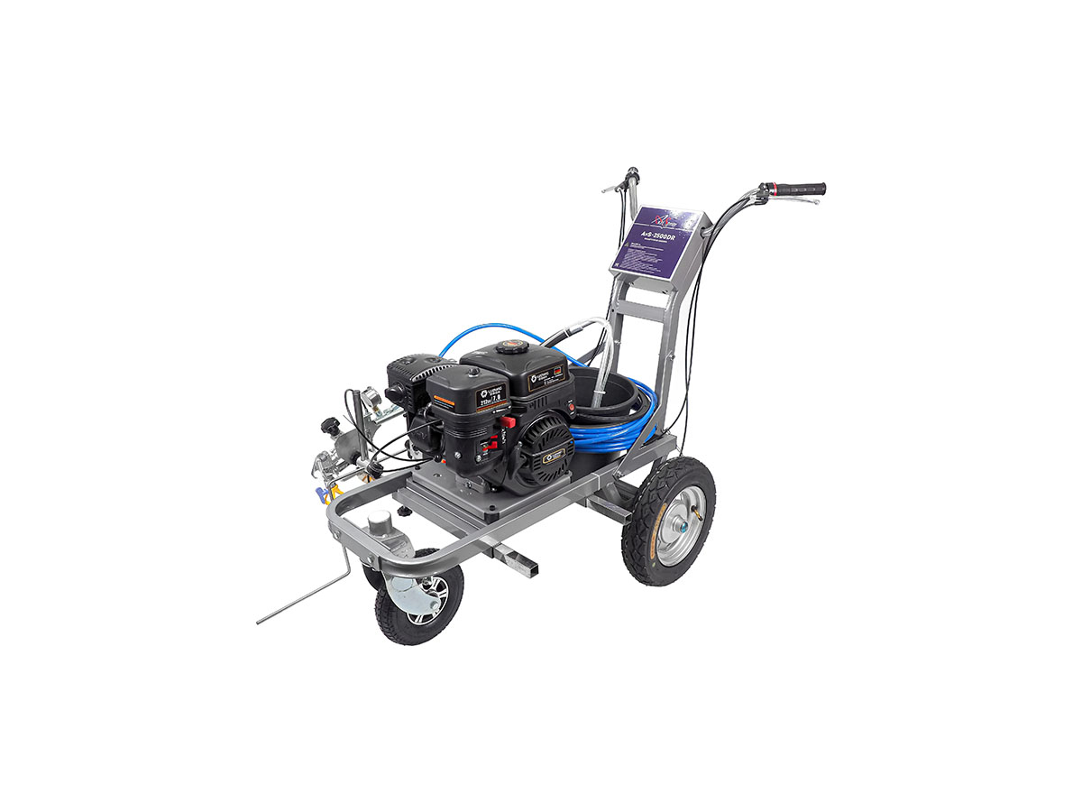 Разметочная машина AvS-2500DR, комплект на 1 пистолет (2,5л/мин, 220 бар)