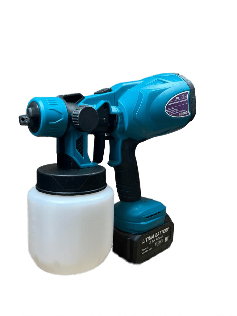 Аккумуляторный краскопульт AktiTool SG1 (20В, 2 Li-ion аккум. 4000 mAh)